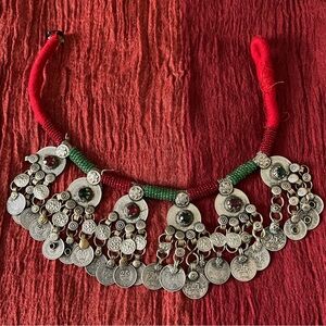 *Vintage* Handmade Middle Eastern Coin Choker (1990’s)